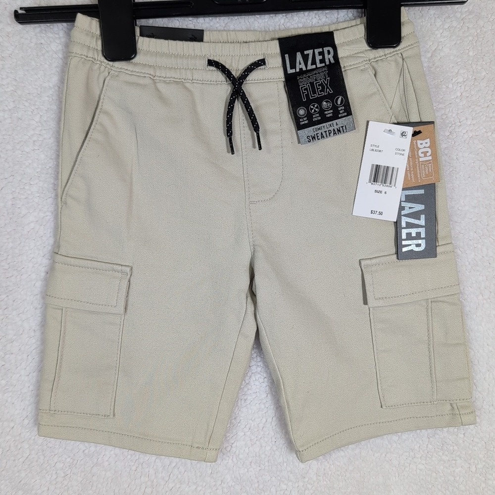 Lazer Max Comfort Flex Child Size 6 New With Tag $37.50‎ Cargo Shorts BCI